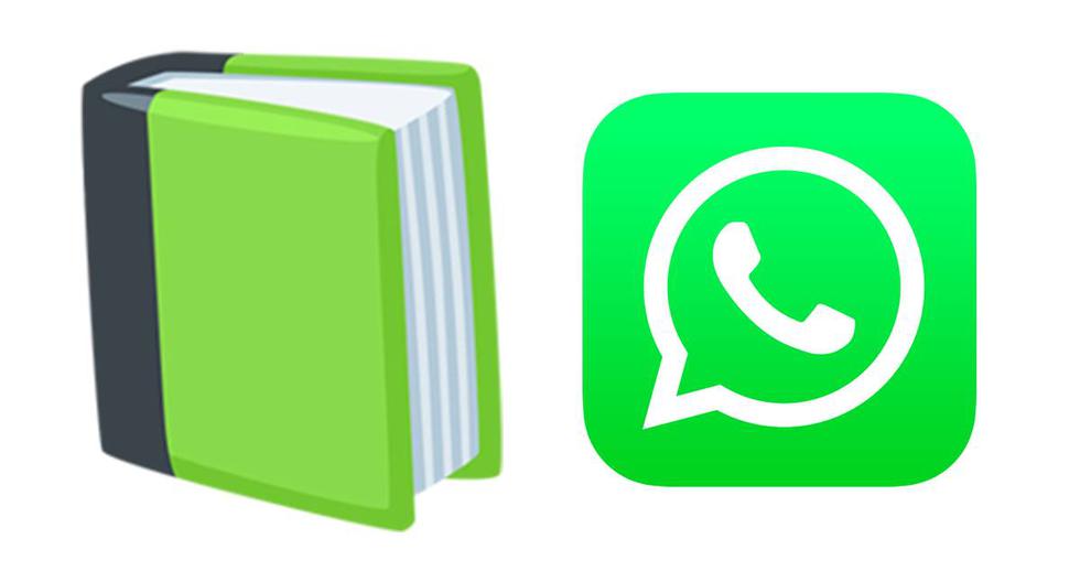 ¿Te has dado cuenta del libro verde de WhatsApp? Entérate qué cosa significa y para qué puedes usarlo. (Foto: Emojipedia)