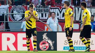 Dortmund perdió 2-1 ante Colonia aunque recuperó a Gündogan