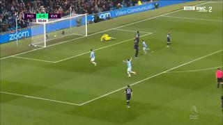 Manchester City vs. Everton: Gabriel Jesús coloca el balón en el ángulo y abre el marcador del encuentro | VIDEO