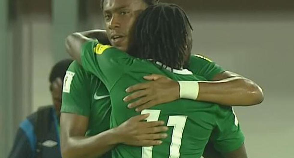 Alex Iwobi fue el héroe de Nigeria al anotar el gol de la clasificación a Rusia 2018. Las águilas verdes se convierten en el primer clasificado en África. (Foto: Captura - ESPN)