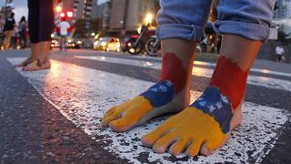 "La marcha de los pies descalzos" en Caracas