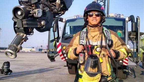 El bombero Manuel Villanueva Alarcón, quien sobrevivió al accidente entre un avión de Latam y un vehículo de emergencia en el aeropuerto Jorge Chávez el viernes 18 de noviembre, permanece en estado crítico, según dio a conocer Essalud | Foto: El Comercio