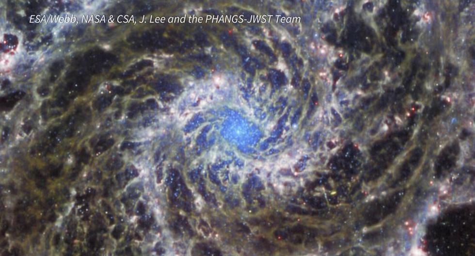 Galaxia Fantasma": Telescopio James Webb captura nuevos detalles del e...