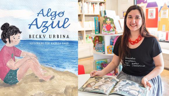 Becky Urbina es la autora del libro para niños "Algo en Azul", publicado por el Fondo de Cultura Económica. Esto fue posible gracias a que la autora ganó uno de los estímulos económicos para la cultural del 2019. (Foto: César Zamalloa)