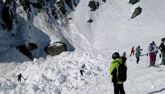 Las avalanchas en una pista señalizada son muy raras, puesto que suelen producirse en zonas fuera de sus límites. (Foto: AP)