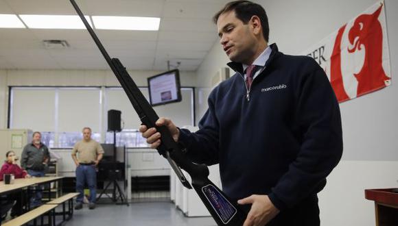 EE.UU.: Republicano Marco Rubio compró pistola en Nochebuena