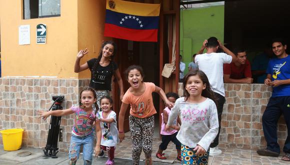 Según datos de Migraciones, 3.197 menores de edad venezolanos que migraron al Perú con sus padres han obtenido el Permiso Temporal de Permanencia (PTP). (Foto: Andina)