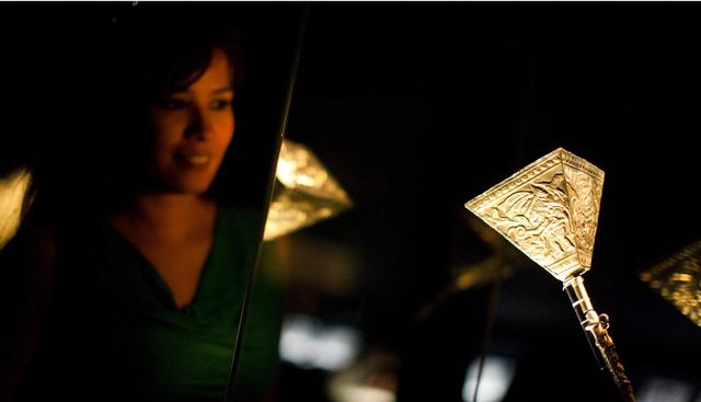 Todas las piezas con las que fue hallado sorprende a quienes las visitan en el museo Tumbas Reales de Sipán (Chiclayo). (Foto: GEC)