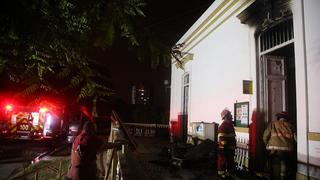 Incendio se registró en el hospital Larco Herrera