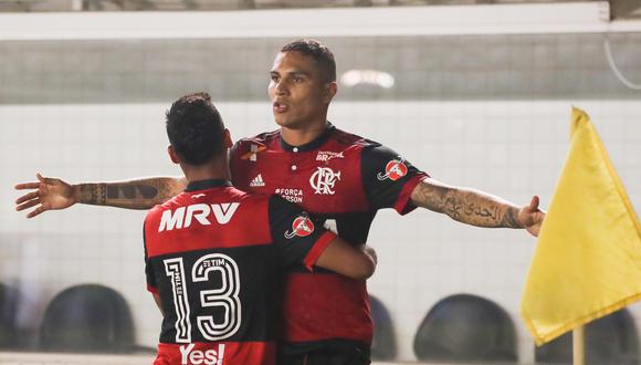 Con Paolo Guerrero y Miguel Trauco: Flamengo vs. Bahía por Brasileirao. (Foto: AFP)