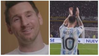 Al borde del llanto: la emoción de Lionel Messi al recordar la ovación en La Bombonera | VIDEO