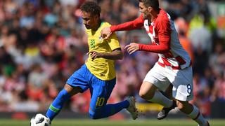 Brasil ganó 2-0 a Croacia con goles de Neymar y Firmino en amistoso previo a Rusia 2018