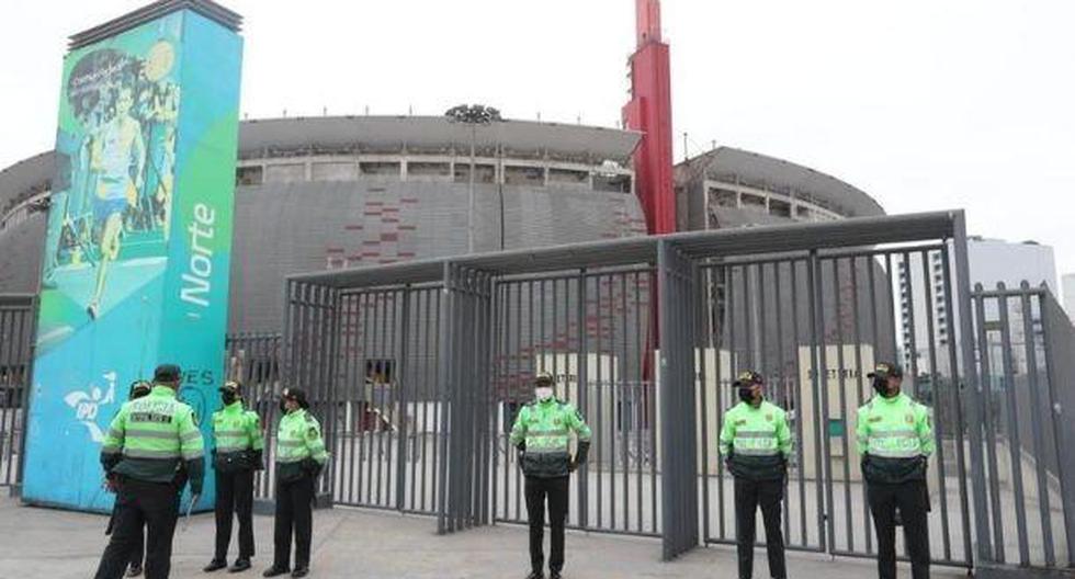 El Estadio Nacional será custodiado por policías. (Lino Chipana Obregón /@photo.gec)