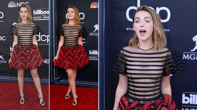 Kiernan Shipka en los Billboard Music Awards 2019. (Foto: Agencias)