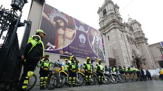 Señor de los Milagros: 1.500 agentes de Lima darán seguridad en procesiones