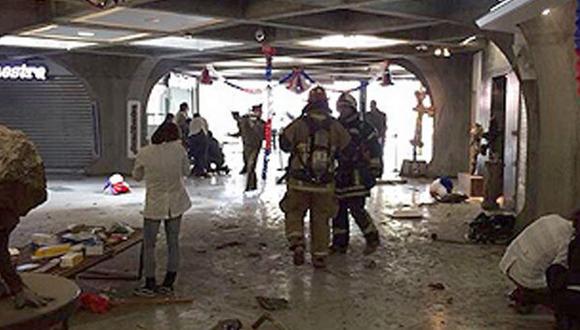 Chile: Ocho heridos tras explosión en metro de Santiago