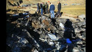 FOTOS: la terrible escena que dejó el accidente aéreo de ‘Titi’ de Col y Walter Braedt