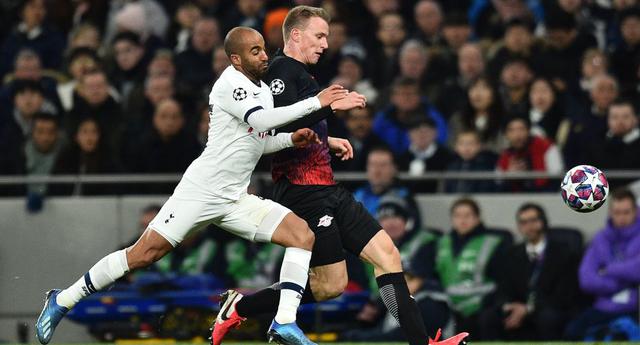 Tottenham vs. Leipzig, en Londres, por la Champions League. (Foto: AFP)