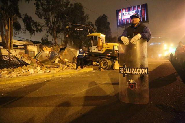 Lima derribó cerco del Jockey Club por intercambio vial El Derby. (Foto: Municipalidad de Lima)