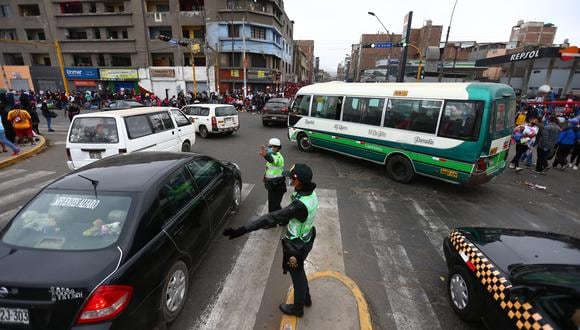 Olivera precisó que la congestión vehicular se registra en vías como Paseo de la República, Javier Prado, el Óvalo Grau, entre otros. Foto: GEC