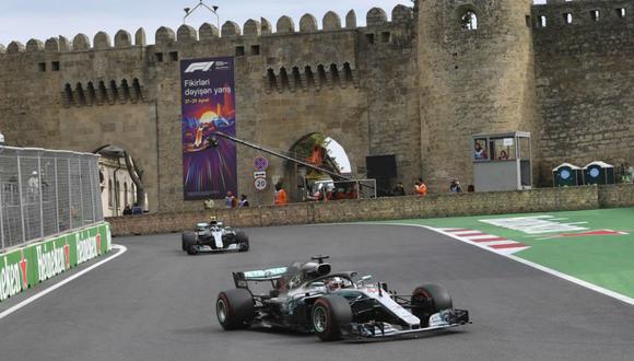 El finlandés de Mercedes, Valtteri Bottas, se quedó con la pole position del Gran Premio de Azerbaiyán 2019. (Foto: AFP)