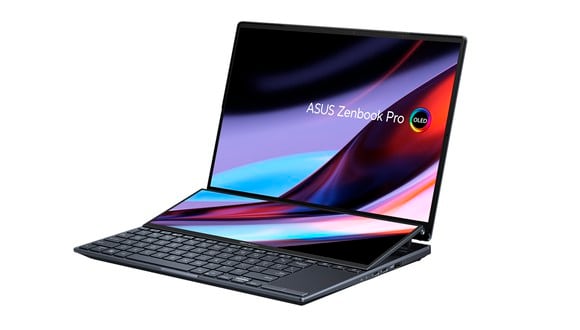 Asus lanza su nueva laptop con doble pantalla, la Asus Zenbook Pro 14 Duo OLED (UX8402) (Foto: Asus)