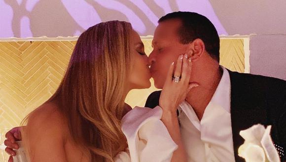 Jennifer Lopez y Álex Rodríguez: las primeras imágenes de su fiesta de compromiso  (Foto:@Jlo)