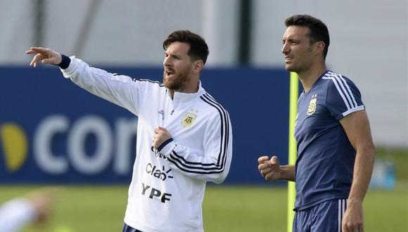 El posible 11 de la selección argentina con Messi para Qatar 2022. FOTO: Difusión.