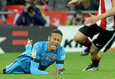 Barcelona vs Athletic Bilbao: Neymar sufre cobarde agresión de Aduriz