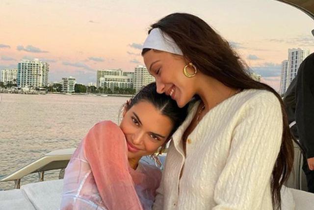 Las mejores amigas Kendall Jenner y Bella Hadid se mostraron muy tiernas en sus publicaciones en redes sociales. (Foto: Instagram)