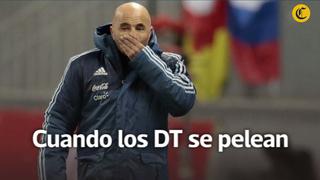 Sampaoli y cuatro peleas protagonizadas por técnicos [VIDEO]