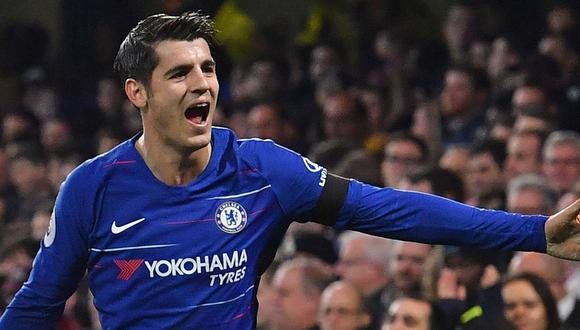 Álvaro Morata recuperó la sonrisa en el Chelsea. El atacante español volvió al gol en la Premier League. Revisa aquí su conquista. (Foto: AFP).