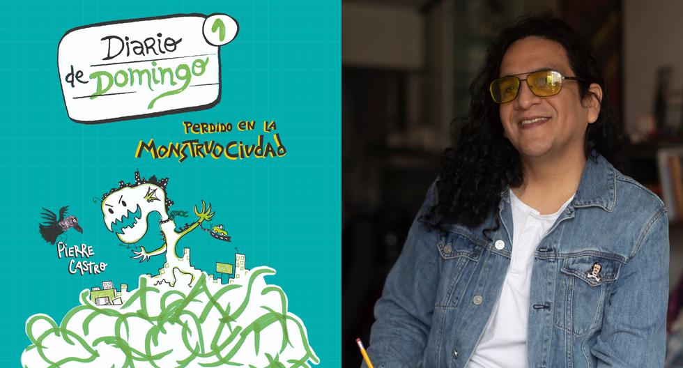 “Diario de Domingo, perdido en la Monstruociudad” es el nuevo libro juvenil del escritor Pierre Castro. (Fotos: Editorial Xilofono/Renzo Salazar para El Comercio)