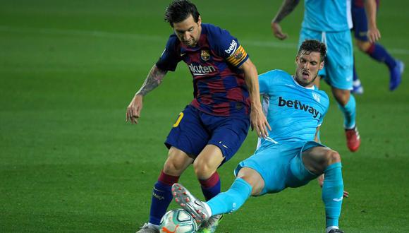 Lionel Messi ha participado en 35 goles del Barcelona en LaLiga Santander 2019-2020. (Foto: AFP)