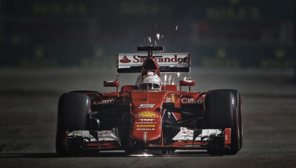 Fórmula 1: Sebastian Vettel logró la pole en Singapur