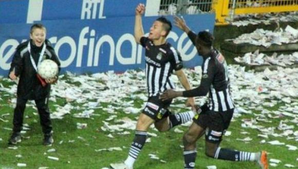 Con Benavente: Sporting Charleroi empató 1-1 ante Kortrijk