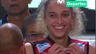 La emotiva pedida de mano a Bruna Neri en la Liga Nacional de Vóley | VIDEO