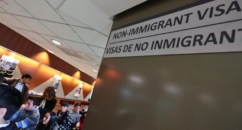 Reducen a 12 meses plazo para renovar visa a USA sin requisito de entrevista. (Foto: Andina)