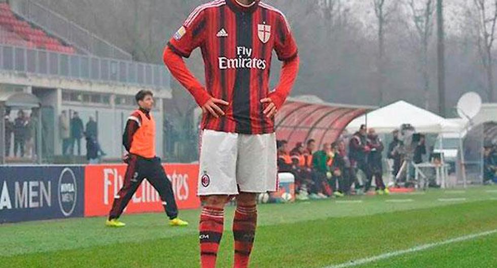 Sebastián Gamarra ya ha debutado con el primer equipo del AC Milán. (Foto: AC Milan)