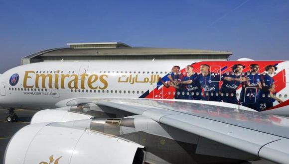 El club de futbol PSG, es uno de los más criticados por la cantidad de vuelos privados que efectúa. (Foto: AFP)