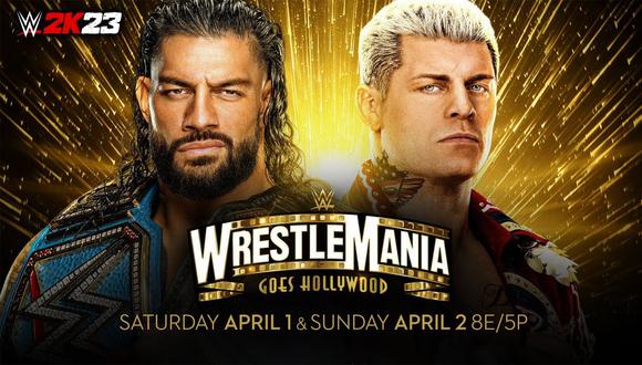 El día domingo, Roman Reigns defiende el campeonato mundial de la WWE ante Cody Rhodes en la pelea principal de WrestleMania 39. (Foto: WWE Network)