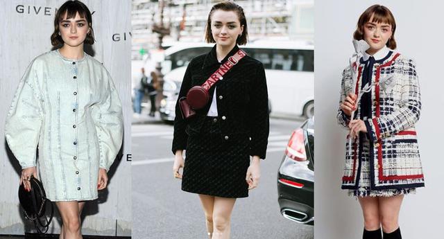 La reconocida actriz de Game of Thrones lució espectacular en cada una de sus apariciones durante la Semana de la Moda de París. (Fotos: Instagram/ @instylemagazine)