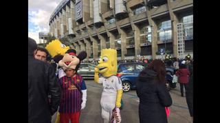 Así se vive el Real Madrid-Barza en las afueras del Bernabéu