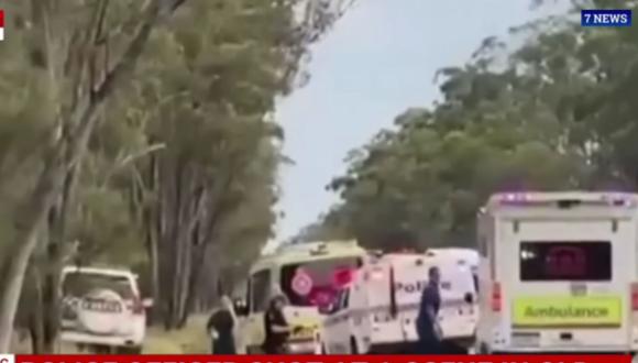 Seis personas, entre ellas dos policías, murieron baleadas el lunes al ser emboscadas en una zona rural de Australia. (Foto: YouTube Sky News Australia)