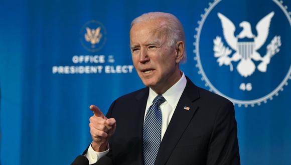 Joe Biden, presidente electo de Estados Unidos. (Foto: AFP)