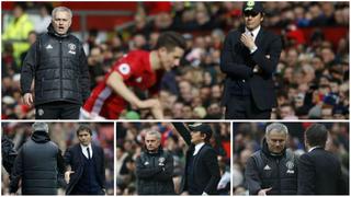 Mourinho vs. Conte: todas las postales del duelo de técnicos