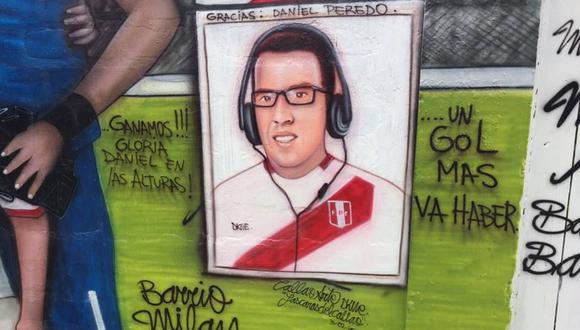 Facebook: rinden homenaje a Daniel Peredo en mural del Callao
