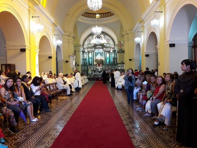 El sacerdote Carlos Castillo Mattasoglio juramentó hoy como nuevo arzobispo de Lima en reemplazo del cardenal Juan Luis Cipriani (Foto: Yasmin Rosas)