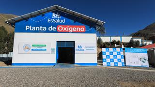 COVID-19: Essalud inauguró nueva planta de oxígeno medicinal en el hospital II Huancavelica 