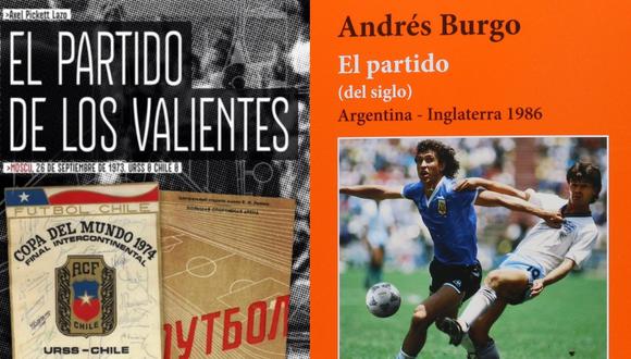 "El partido de los valientes" y "El partido (del siglo)", los libros que comenta el crítico de Luces, José Carlos Yrigoyen. Fotos: Cinco Ases/ Tusquets.